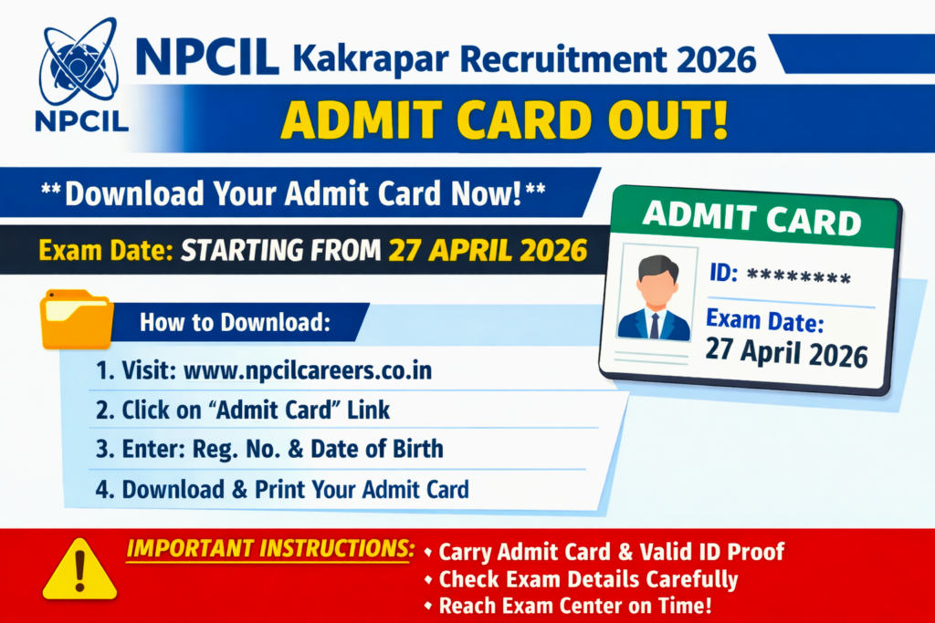 admit card kakrapara